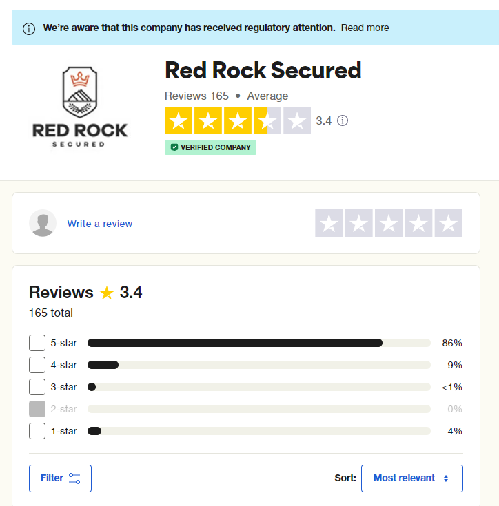 Red Rock Secured review