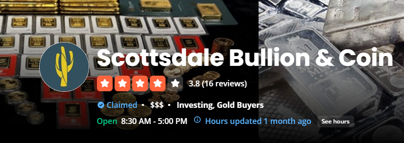 Scottsdale Bullion and Coin reviews