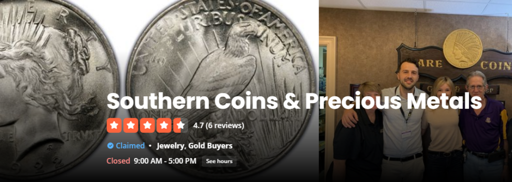 Southern Coins and Precious Metals reviews yelp