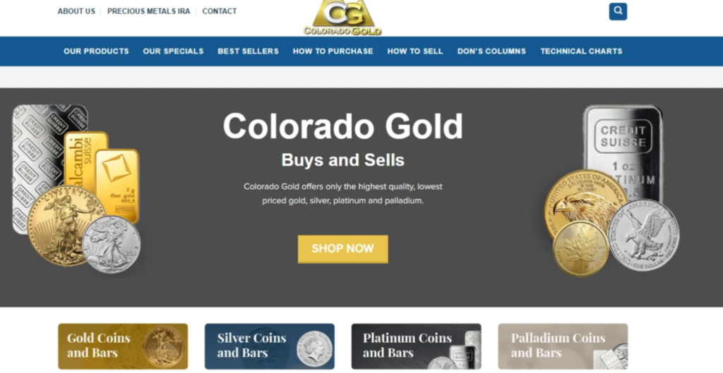 Colorado Gold review - website